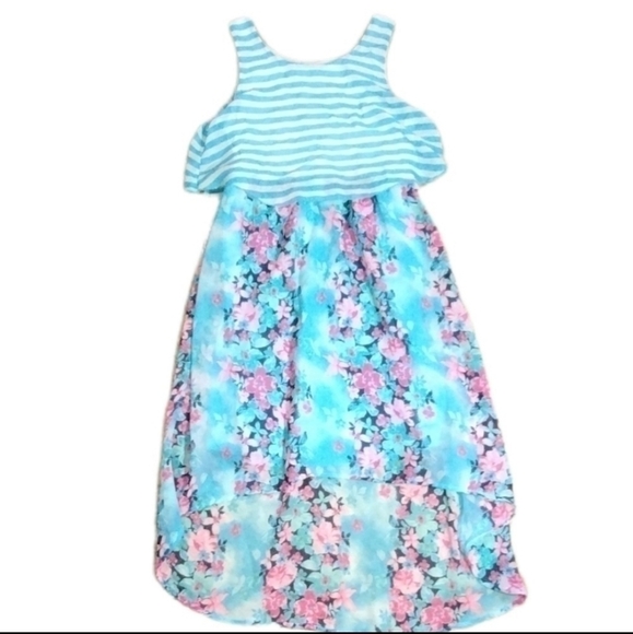 Faded Glory Girls High Low Summer Dress - Picture 1 of 3